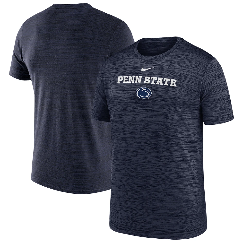 Youth Nike Navy Penn State Nittany Lions Velocity Performance T-Shirt