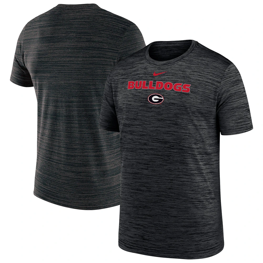 Youth Nike Black Georgia Bulldogs Velocity Performance T-Shirt