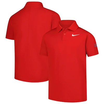 Youth Nike Red Valspar Championship Victory Performance Polo