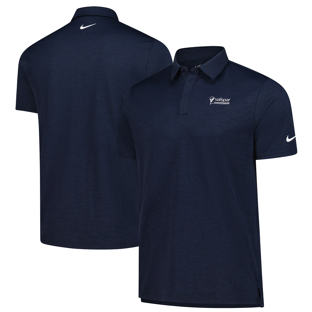 Men's Nike Navy Valspar Championship Tour Jacquard Performance Polo