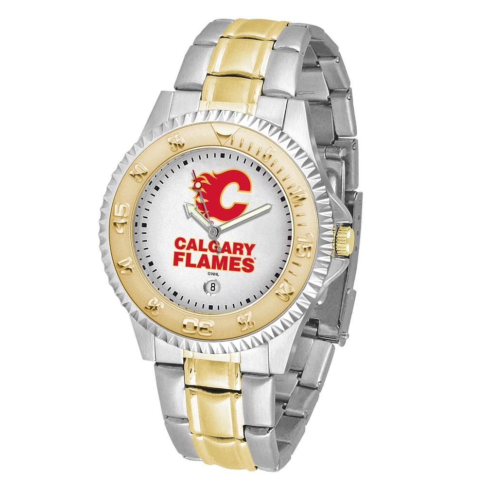 Calgary Flames Two-Tone Zone Series Watch