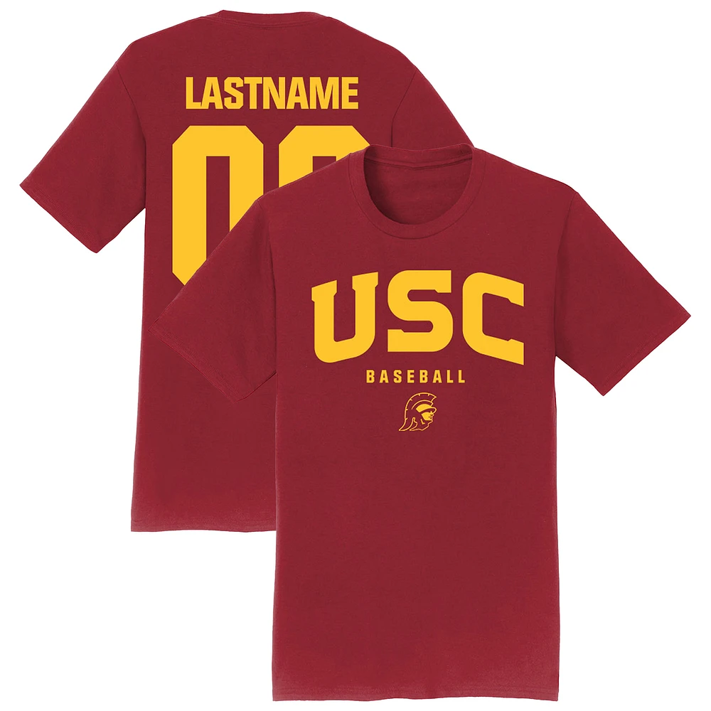 Unisex Cardinal USC Trojans Baseball NIL Pick-A-Player Shirsey T-Shirt