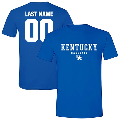 Unisex Royal Kentucky Wildcats Baseball NIL Pick-A-Player T-Shirt
