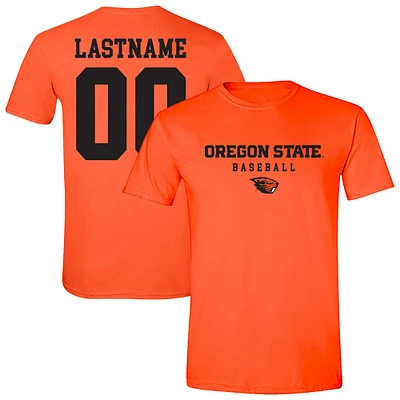 Unisex Orange Oregon State Beavers Baseball NIL Pick-A-Player T-Shirt