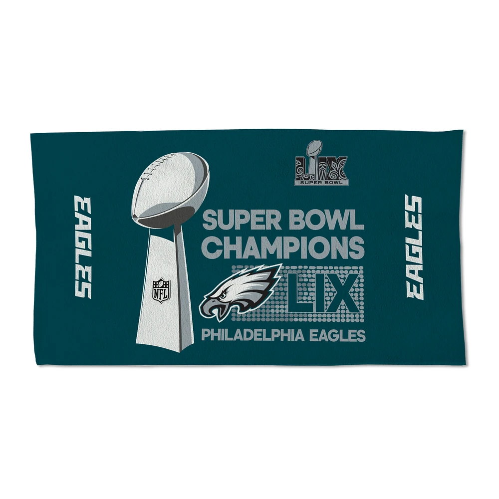 WinCraft Philadelphia Eagles Super Bowl LIX Champions Locker Room 22" x 42" Double-Sided Celebration Towel
