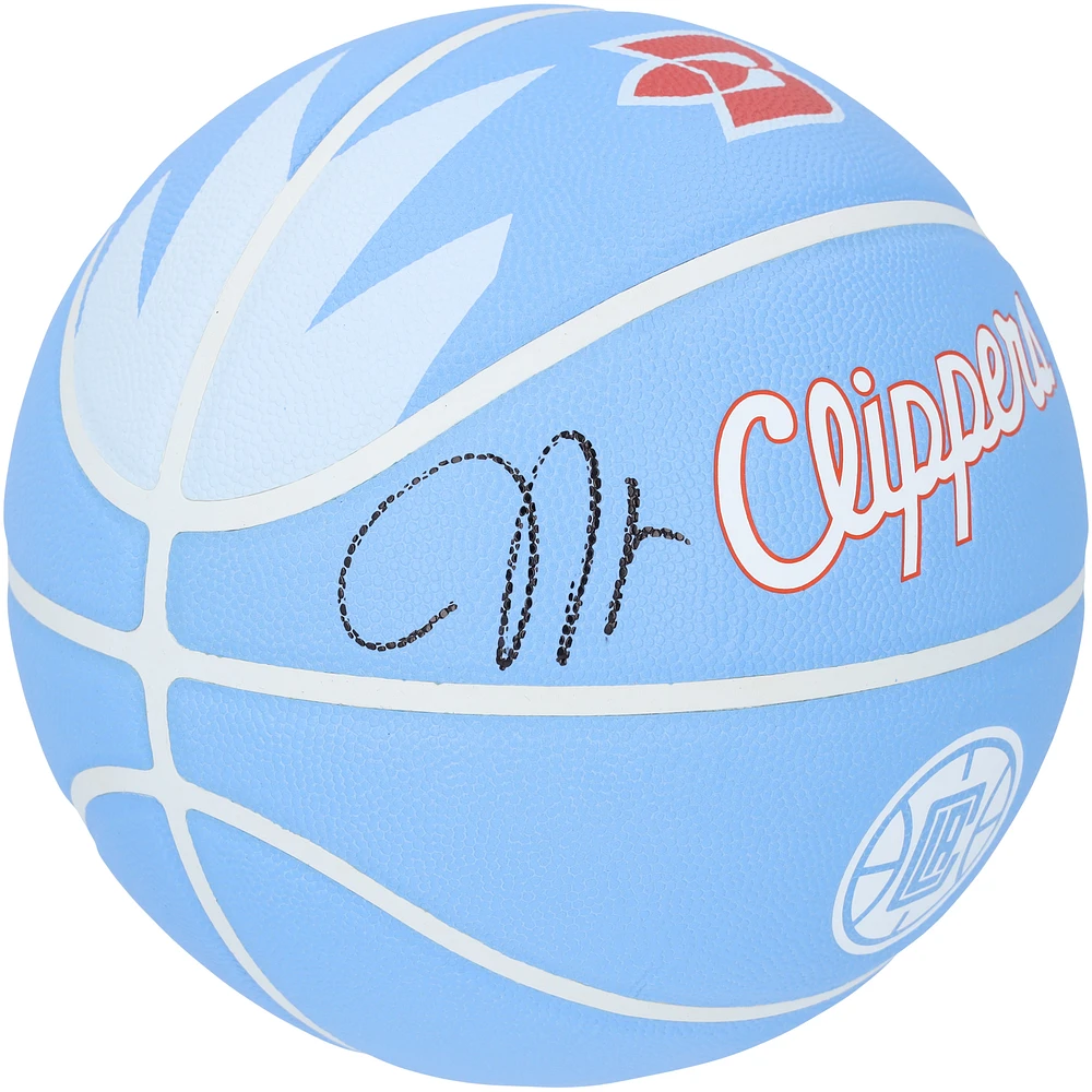 James Harden LA Clippers Autographed Wilson 2023-24 City Edition Collector Basketball