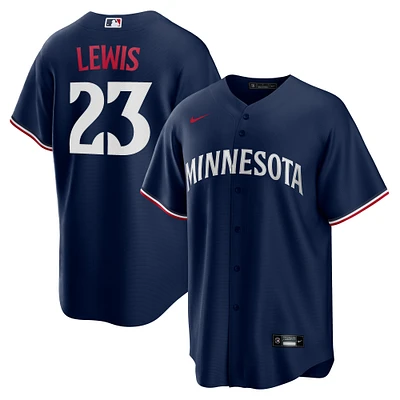 Men's Nike Royce Lewis Navy Minnesota Twins Alternate 2 Replica Jersey