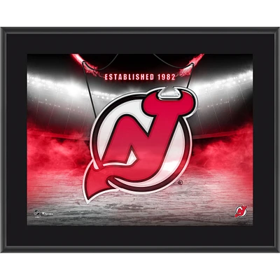 New Jersey Devils 10.5" x 13" Horizontal Team Logo Sublimated Plaque