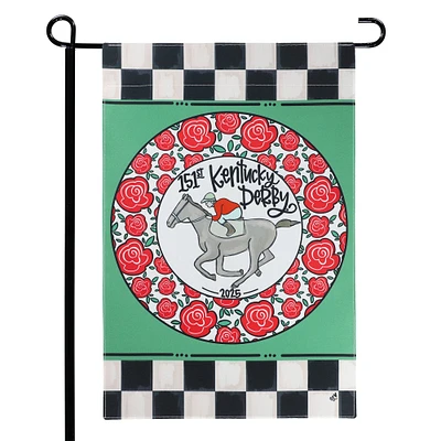 151st Kentucky Derby 12" x 18" Race Horse Flag