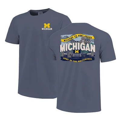 Youth Navy Michigan Wolverines Local Campus Scene T-Shirt