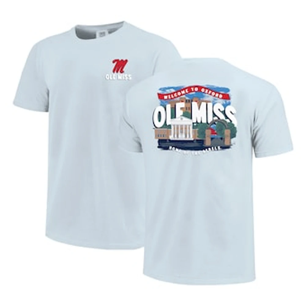 Youth Light Blue Ole Miss Rebels Local Campus Scene T-Shirt