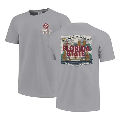Youth Gray Florida State Seminoles Local Campus Scene T-Shirt