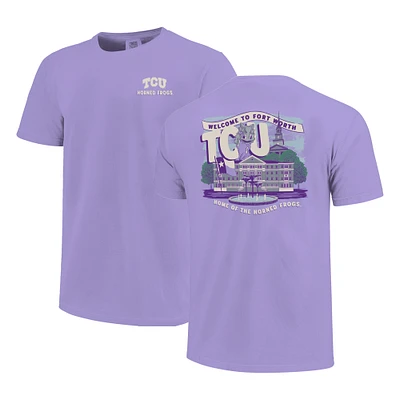 Youth Purple TCU Horned Frogs Local Campus Scene T-Shirt