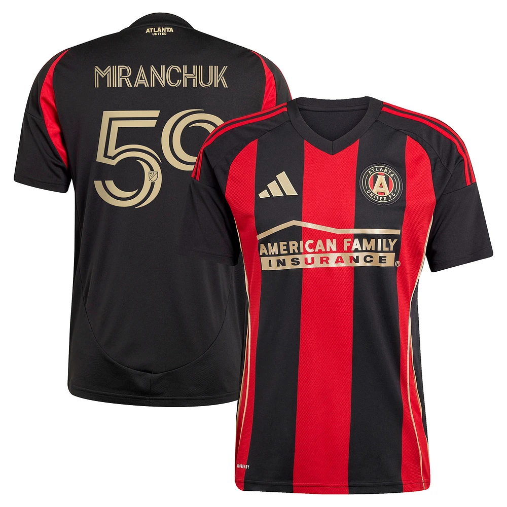 Men's adidas Aleksei Miranchuk Black Atlanta United FC 2025 The Connector Replica Player Jersey