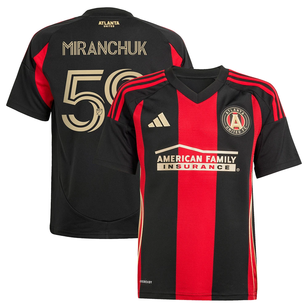 Youth adidas Aleksei Miranchuk Black Atlanta United FC 2025 The Connector Replica Player Jersey