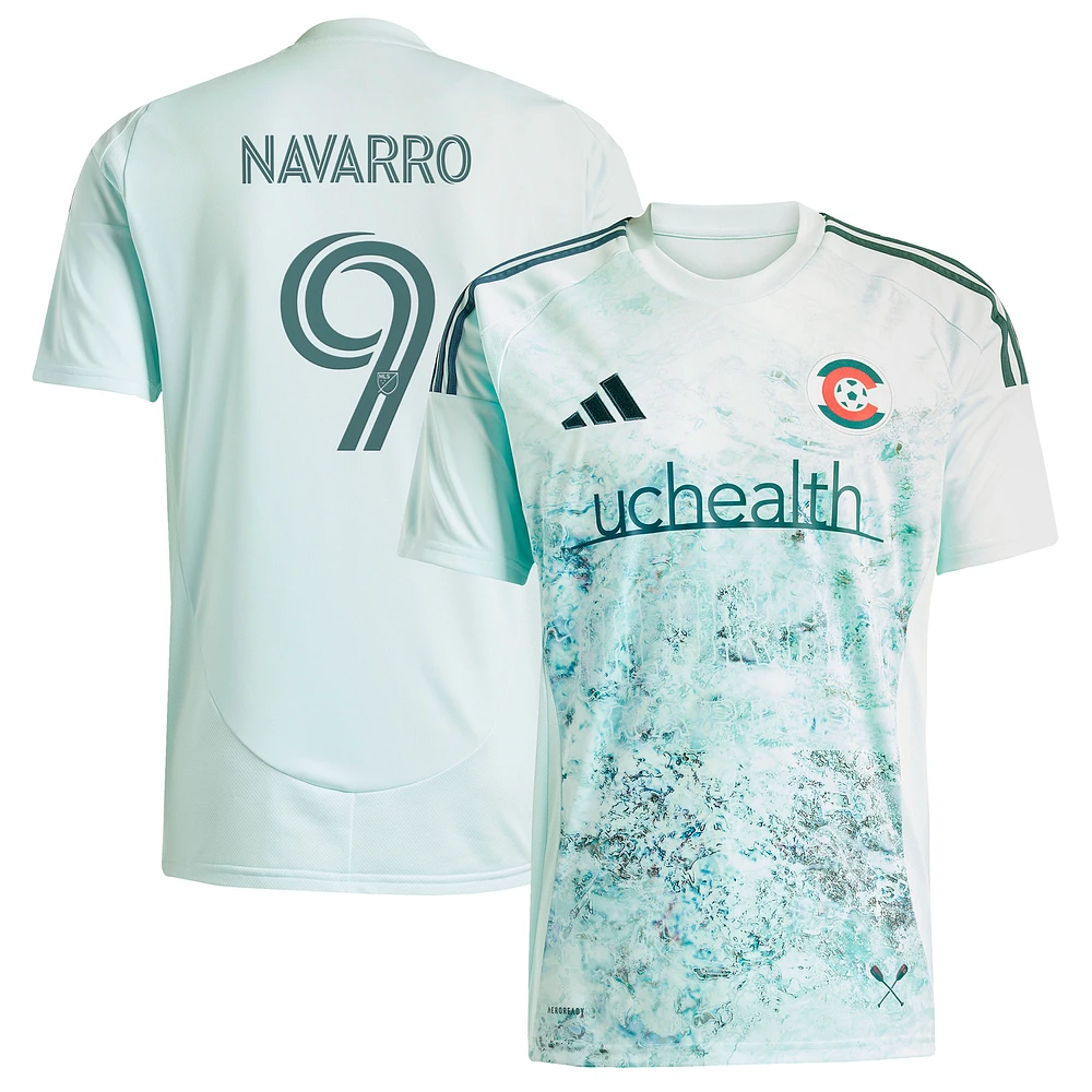 Men's adidas Rafael Navarro Green Colorado Rapids 2025 Headwaters Replica Player Jersey