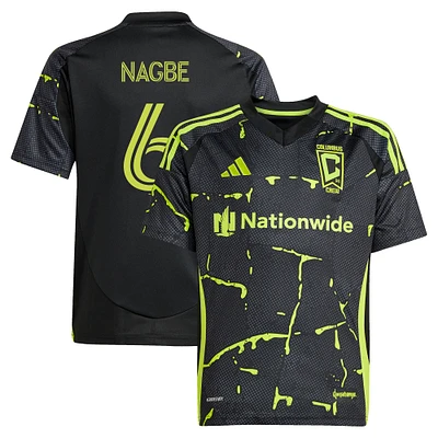 Youth adidas Darlington Nagbe Black Columbus Crew 2025 The Goosebumps Kit Replica Player Jersey