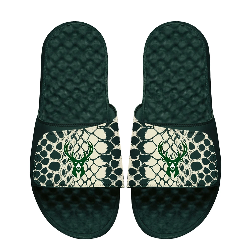 Unisex ISlide Milwaukee Bucks Year Of The Snake Slide Sandals