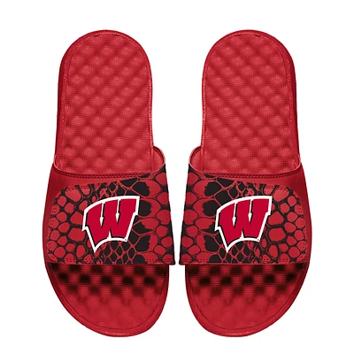 Youth ISlide Wisconsin Badgers Year Of The Snake Slide Sandals