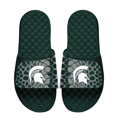 Unisex ISlide Michigan State Spartans Year Of The Snake Slide Sandals