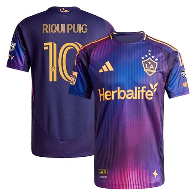 Men's adidas Riqui Puig Navy LA Galaxy 2025 RIZON Authentic Player Jersey