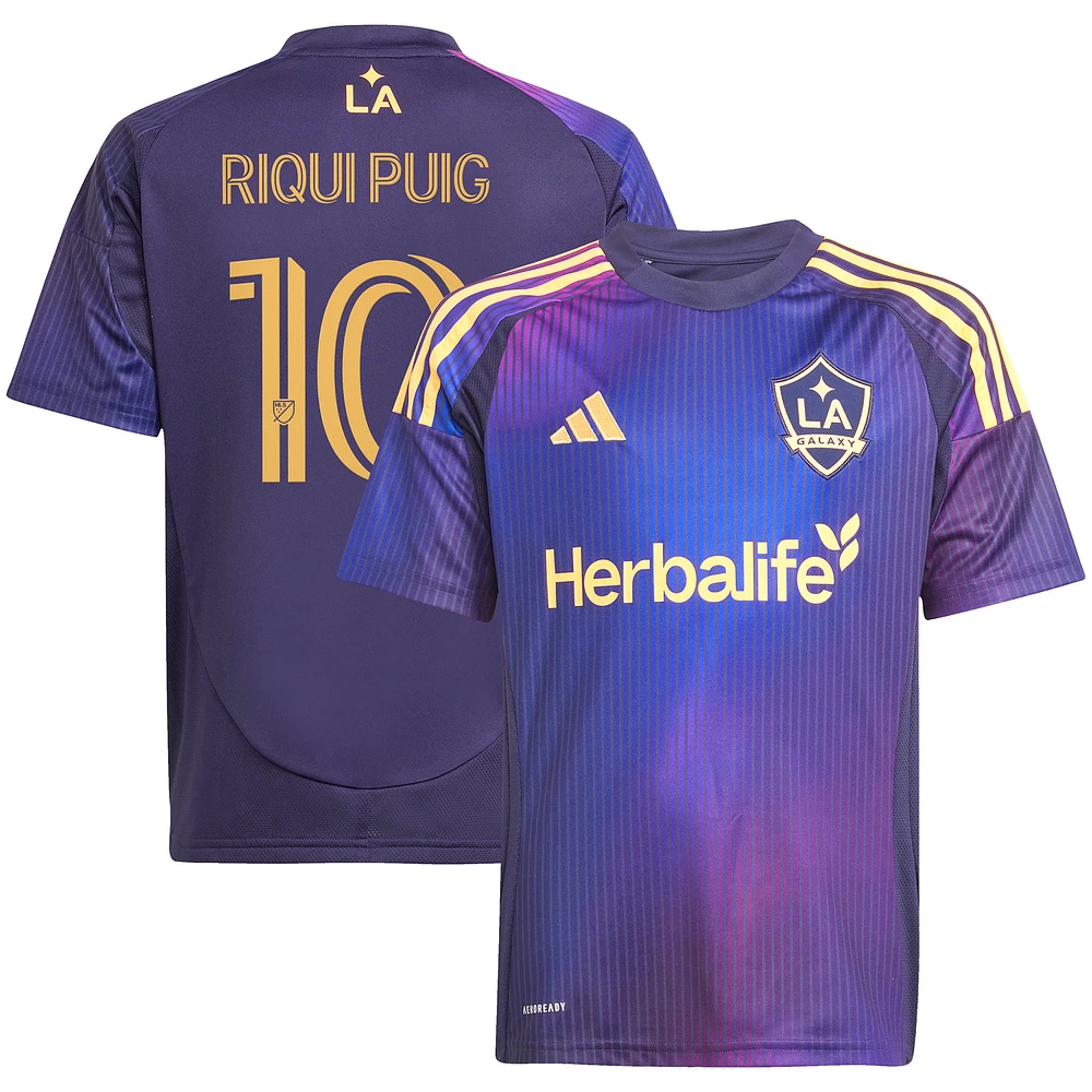 Youth adidas Riqui Puig Navy LA Galaxy 2025 RIZON Replica Player Jersey