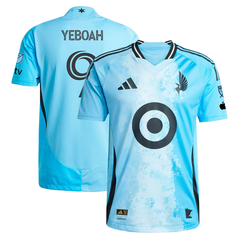 Men's adidas Kelvin Yeboah Blue Minnesota United FC 2025 CONVERGENCE Authentic Player Jersey