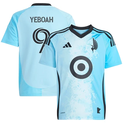 Youth adidas Kelvin Yeboah Blue Minnesota United FC 2025 CONVERGENCE Replica Player Jersey