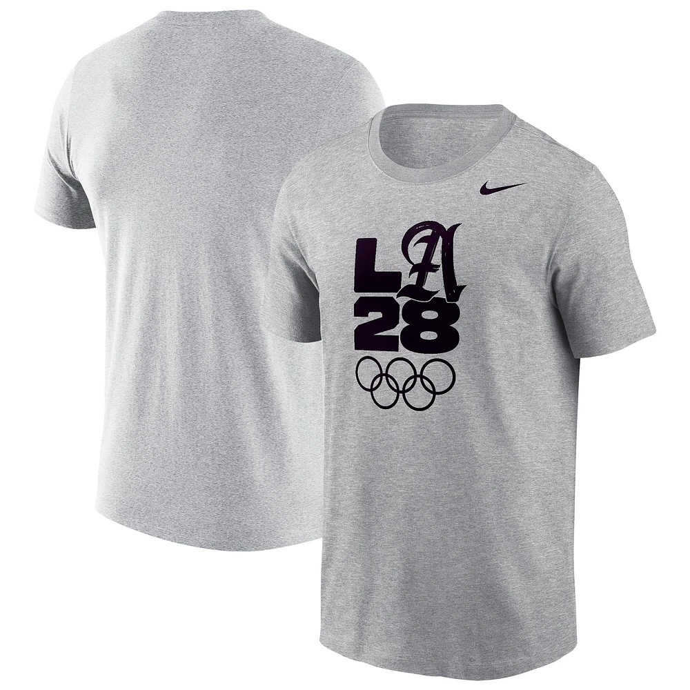 Men's Nike Gray LA28 Summer Olympics Performance T-Shirt
