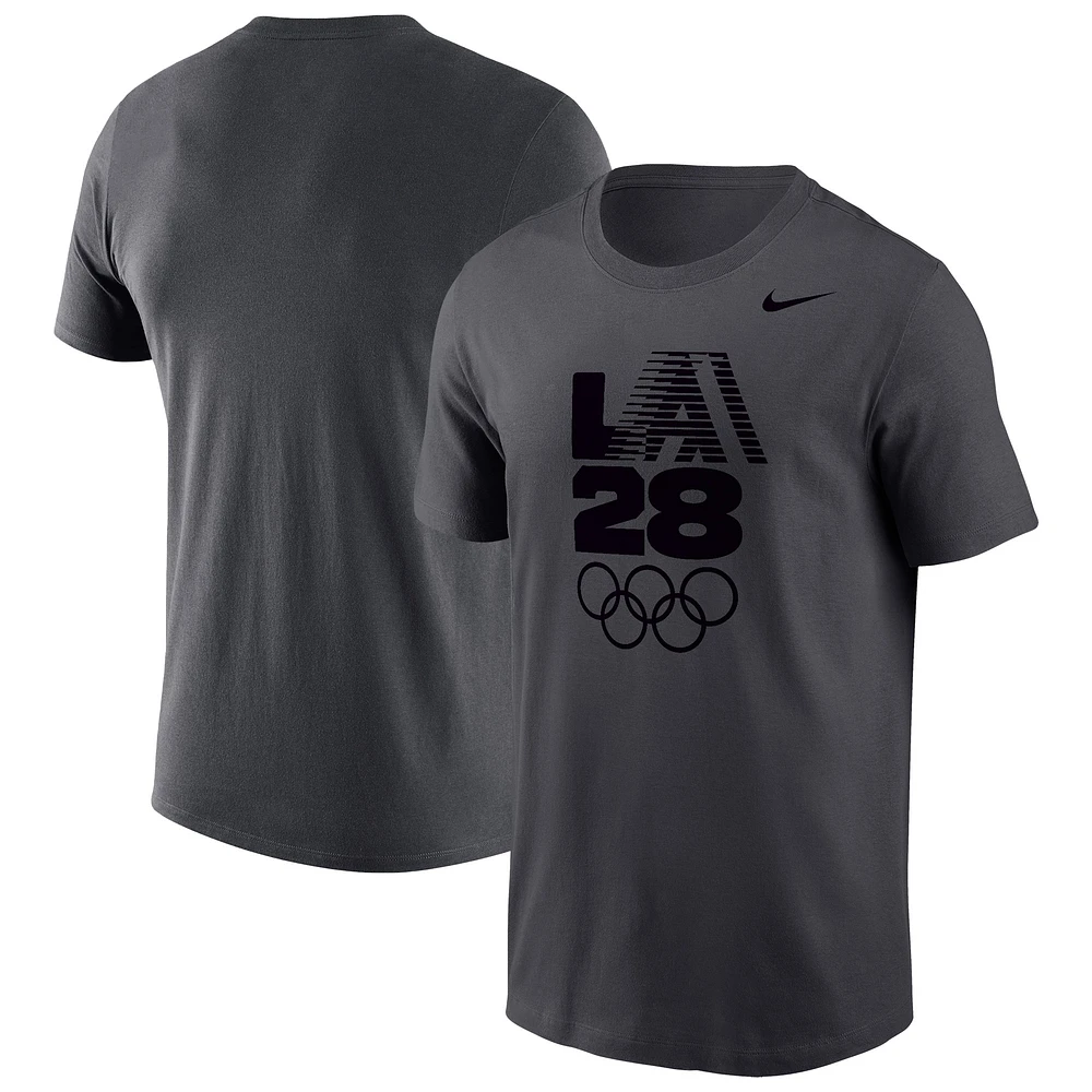 Men's Nike Anthracite LA 2028 Summer Olympics Legend Performance T-Shirt