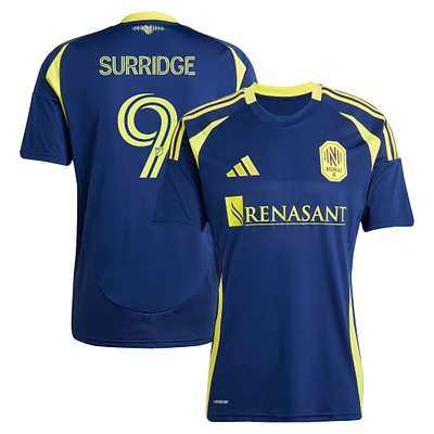 Men's adidas Sam Surridge Navy Nashville SC 2025 The Heart of Kit Replica Player Jersey
