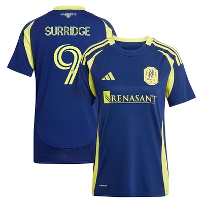 Women's adidas Sam Surridge Navy Nashville SC 2025 The Heart of Kit Replica Player Jersey