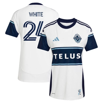 Women's adidas Brian White Vancouver Whitecaps FC 2025 The Peak Replica Player Jersey