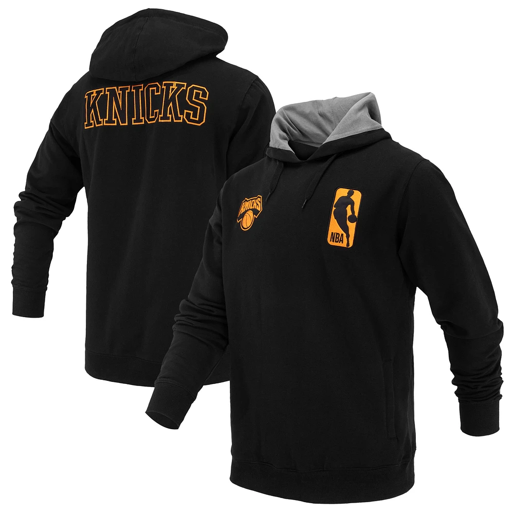 Unisex FISLL New York Knicks Logoman Shadow Collection Pullover Hoodie