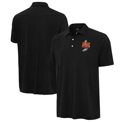 Men's Antigua Philadelphia Eagles Super Bowl LIX Champions Western Polo