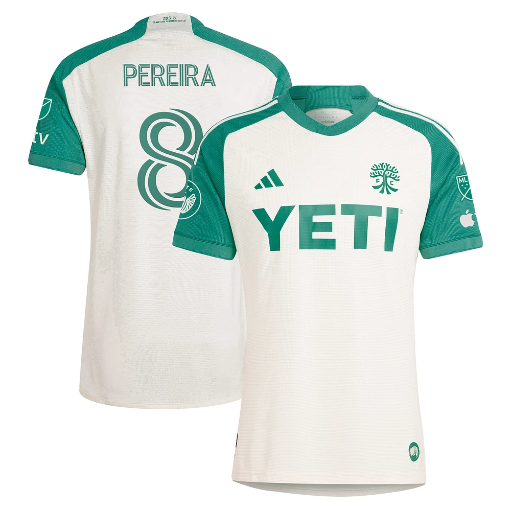 Men's adidas Daniel Pereira Tan Austin FC 2024 The Armadillo Kit Authentic Player Jersey