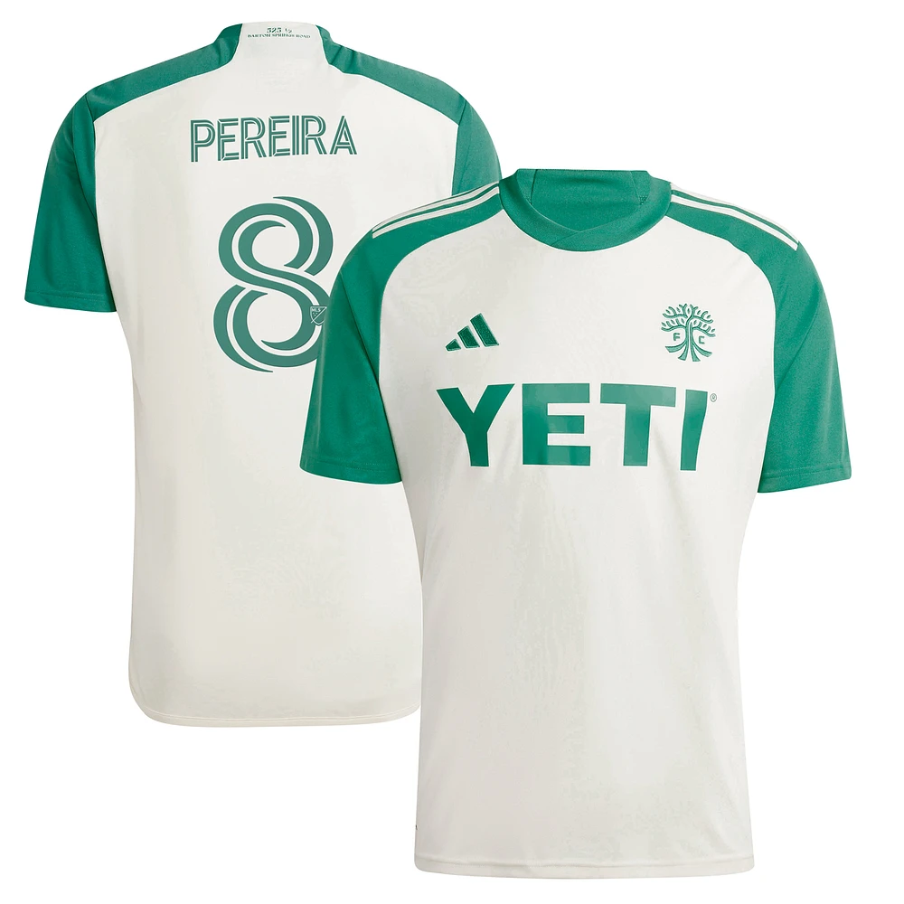 Men's adidas Daniel Pereira Tan Austin FC 2024 The Armadillo Kit Replica Player Jersey