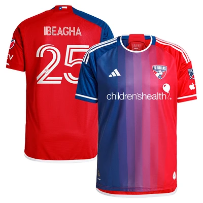 Men's adidas Sebastien Ibeagha Navy FC Dallas 2024 After Burner Authentic Player Jersey