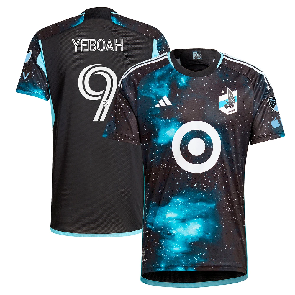 Men's adidas Kelvin Yeboah Black Minnesota United FC 2024 Starry Night Authentic Player Jersey