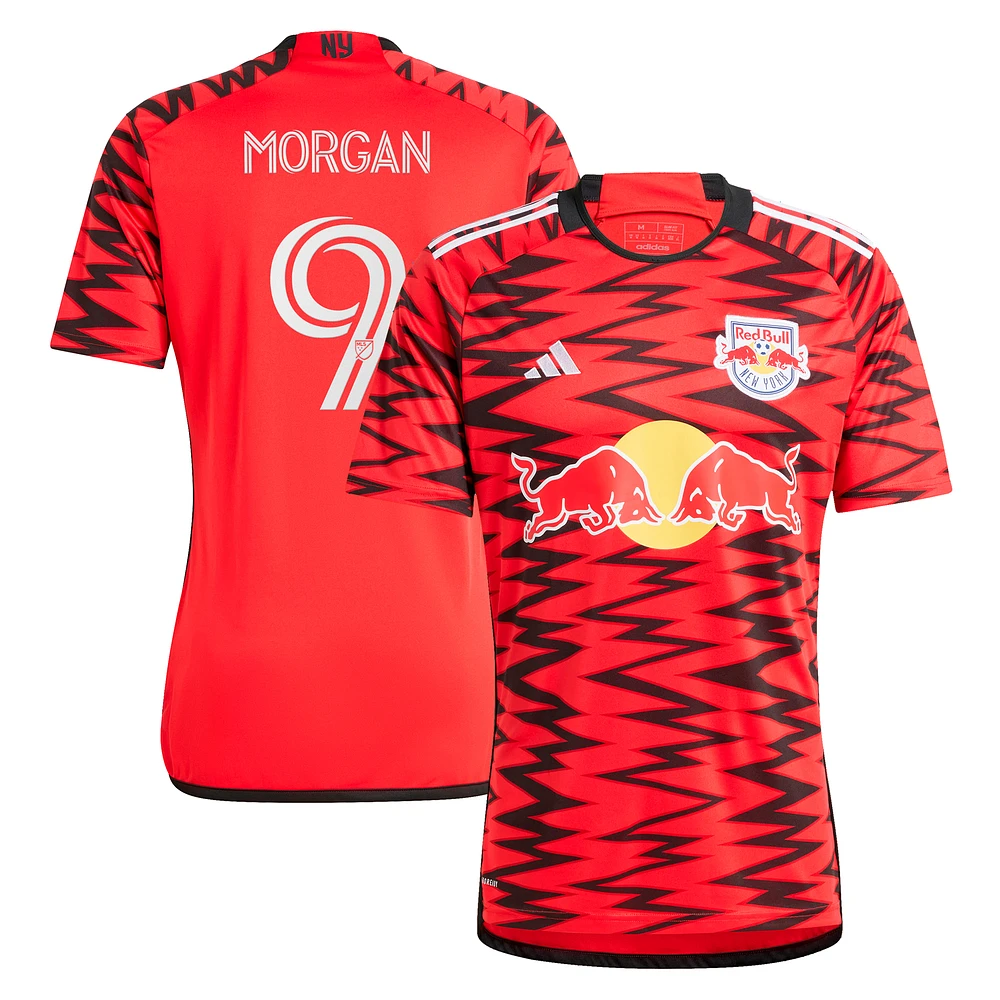 Men's adidas Lewis Morgan Red New York Bulls 2024 Legacy Replica Player Jersey