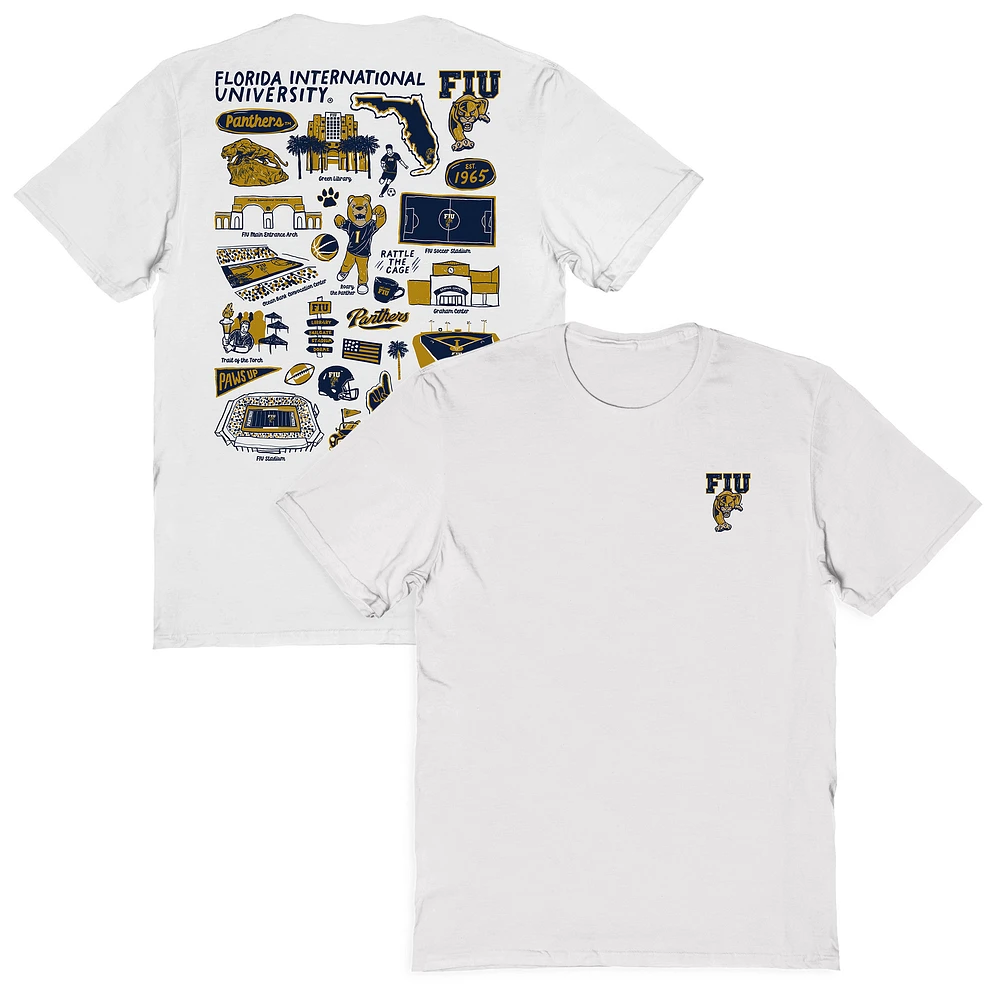 Women's Vive La Fete FIU Panthers Impressions Artwork Relaxed Fit T-Shirt