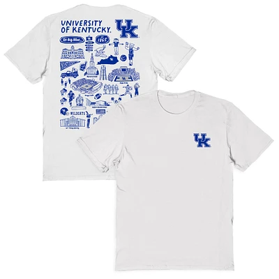Women's Vive La Fete Kentucky Wildcats Impressions Artwork Relaxed Fit T-Shirt