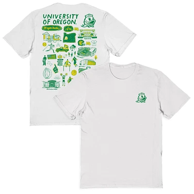 Women's Vive La Fete Oregon Ducks Impressions Artwork Relaxed Fit T-Shirt