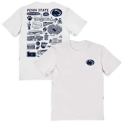 Women's Vive La Fete Penn State Nittany Lions Impressions Artwork Relaxed Fit T-Shirt
