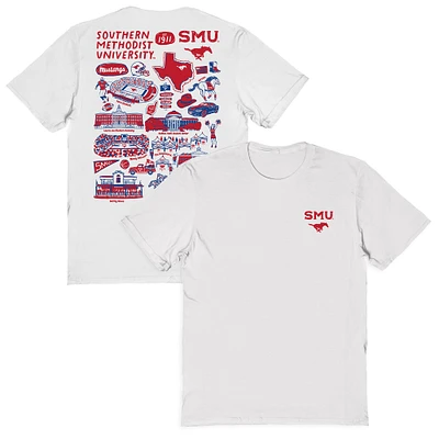 Women's Vive La Fete SMU Mustangs Impressions Artwork Relaxed Fit T-Shirt