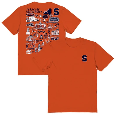 Women's Vive La Fete Syracuse Orange Impressions Artwork Relaxed Fit T-Shirt