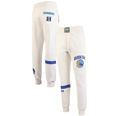Men's NBA x Two Hype Cream Golden State Warriors Culture & Hoops Collection Premium Jogger Pants