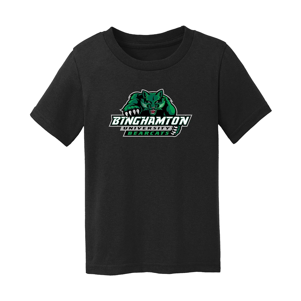 Infant Chad & Jake Black Binghamton Bearcats Logo T-Shirt