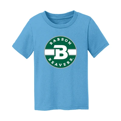 Infant Chad & Jake Light Blue Babson Beavers Logo T-Shirt