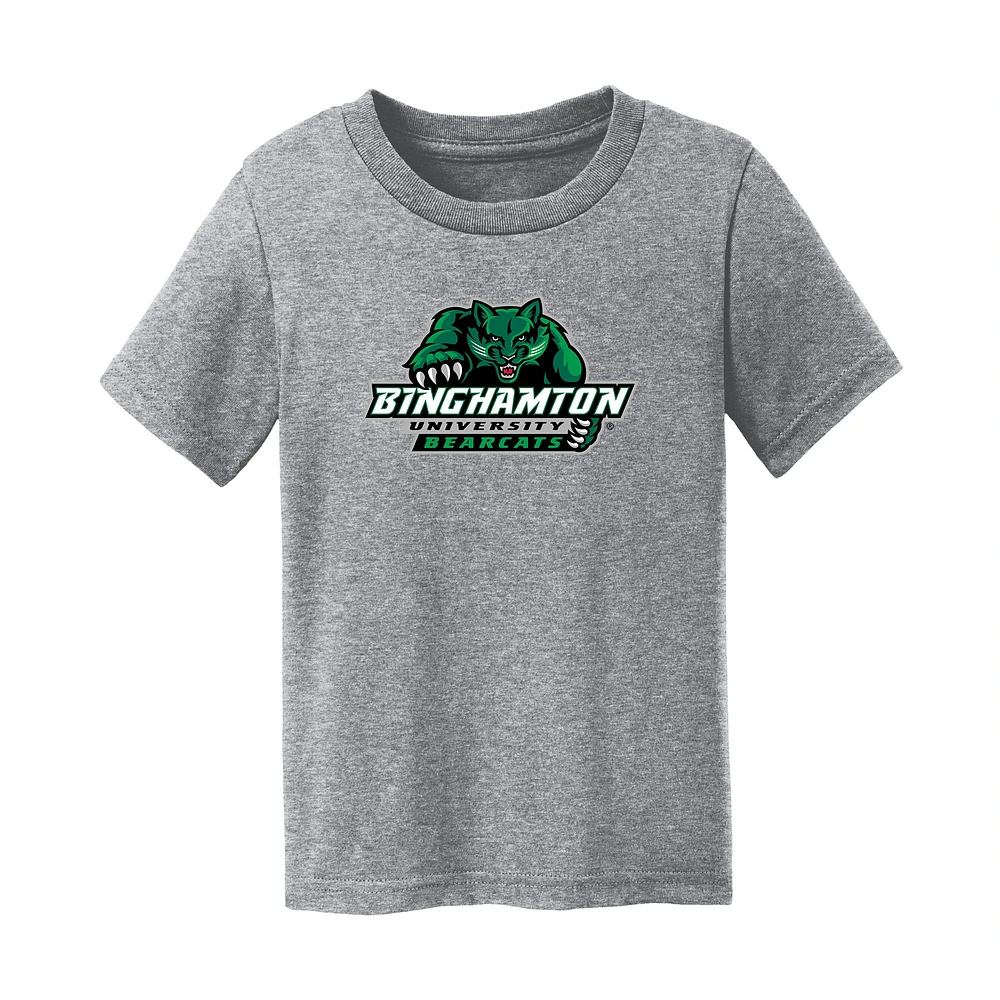 Infant Chad & Jake Heather Gray Binghamton Bearcats Logo T-Shirt